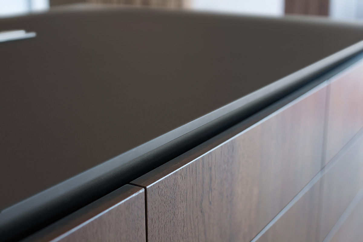 Küchenarbeitsfläche aus LAMINAM Porzellankeramik